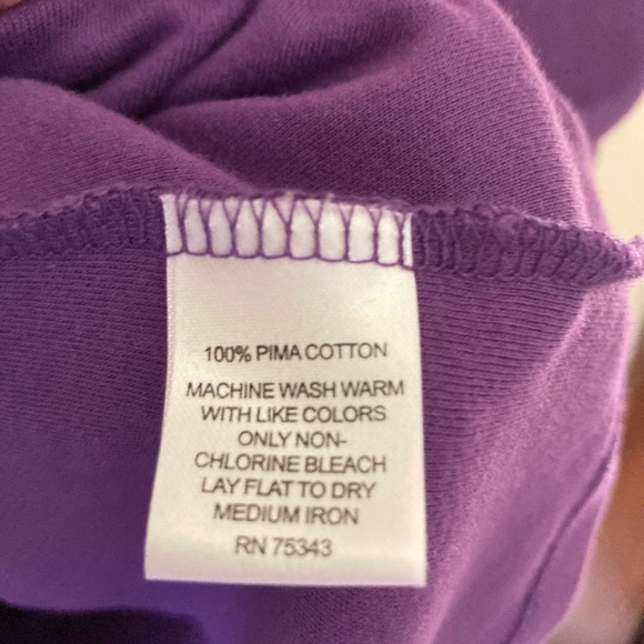 Cambridge Dry Goods cap sleeved, scoop neck tee. - Picture 4 of 4